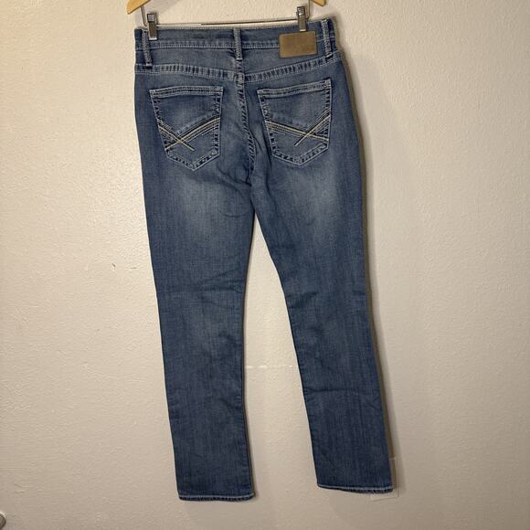 BKE Jake Straight Jeans Men’s 32x34 Medium Wash Denim Casual Distresed - Picture 3 of 5